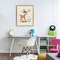 Stupell Industries Baby Deer with Butterfly Floating Frame, design by LSR Design Studio